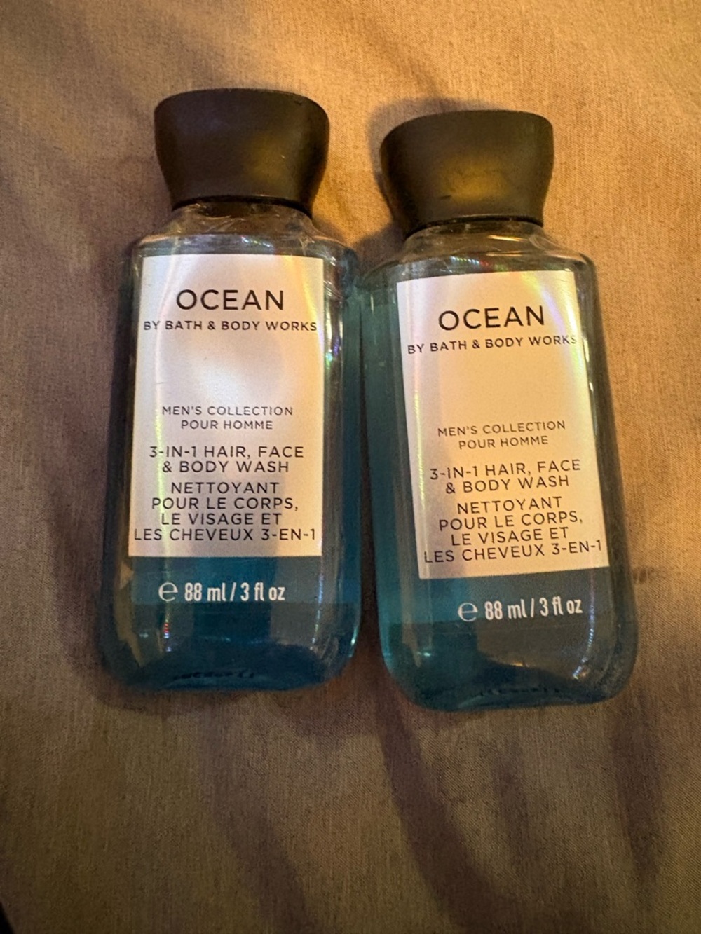 2 MINI Bath And Body Works Ocean Body Wash